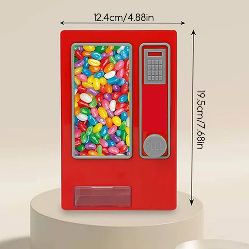 Dispensador de dulces, máquina expendedora bonita para escritorio, máquina Manual de dulces, Mini dulces, regalo de cumpleaños y Navidad