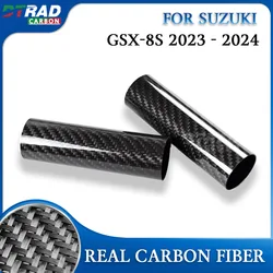 For SUZUKI GSX-8S GSX 8S GSX8S 2024 2023 Accessories Carbon Fiber Front Fork Protector Guard Motorcycle Forks Tube Fairing kit