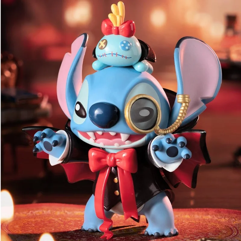 Disney stitch maluco diário série caixa cega anime figura criativa boneca ponto coleção modelo kawaii figura de ação brinquedo surpresa