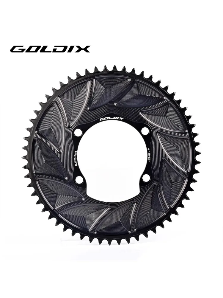 AliExpress NONE GOLDIX Road Bike Gravel Bike Single Chainring 110BCD Suitable for Shimano R7000 R8000 R8100 R9200 Suitable for Crank Power Meter