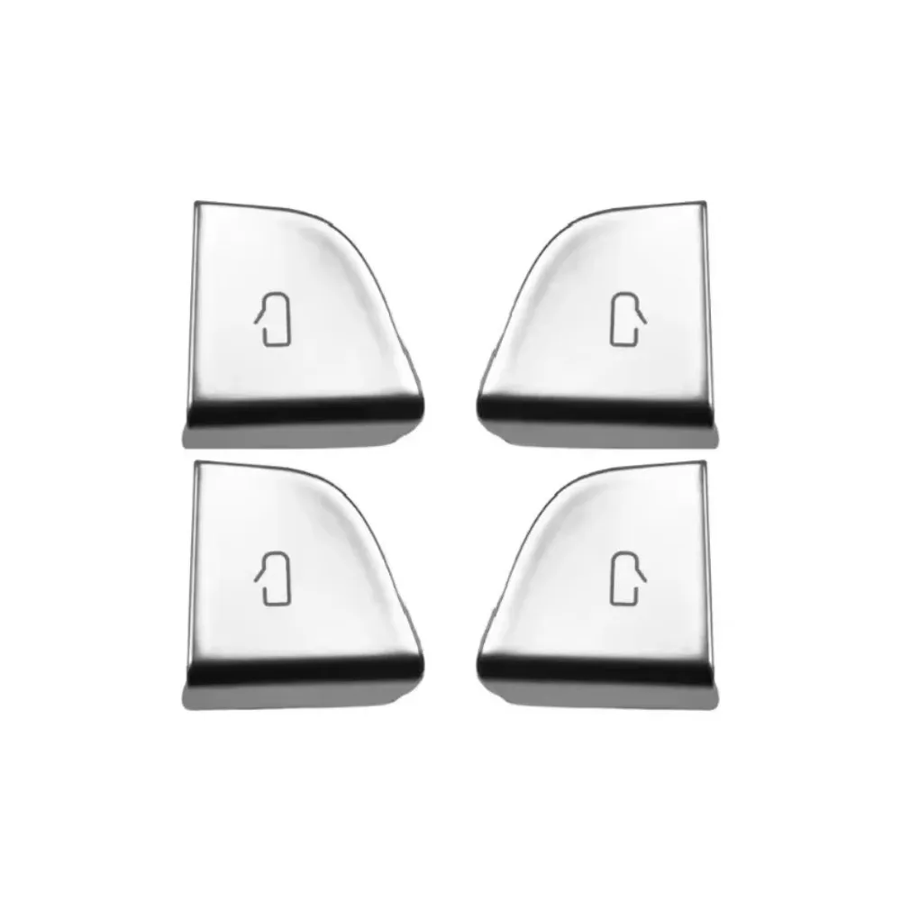 For Tesla Model 3 Highland Model Y Juniper/Launch 2025 Car Open Door Button Stickers 4X Handle Cover Interior Protection Trim