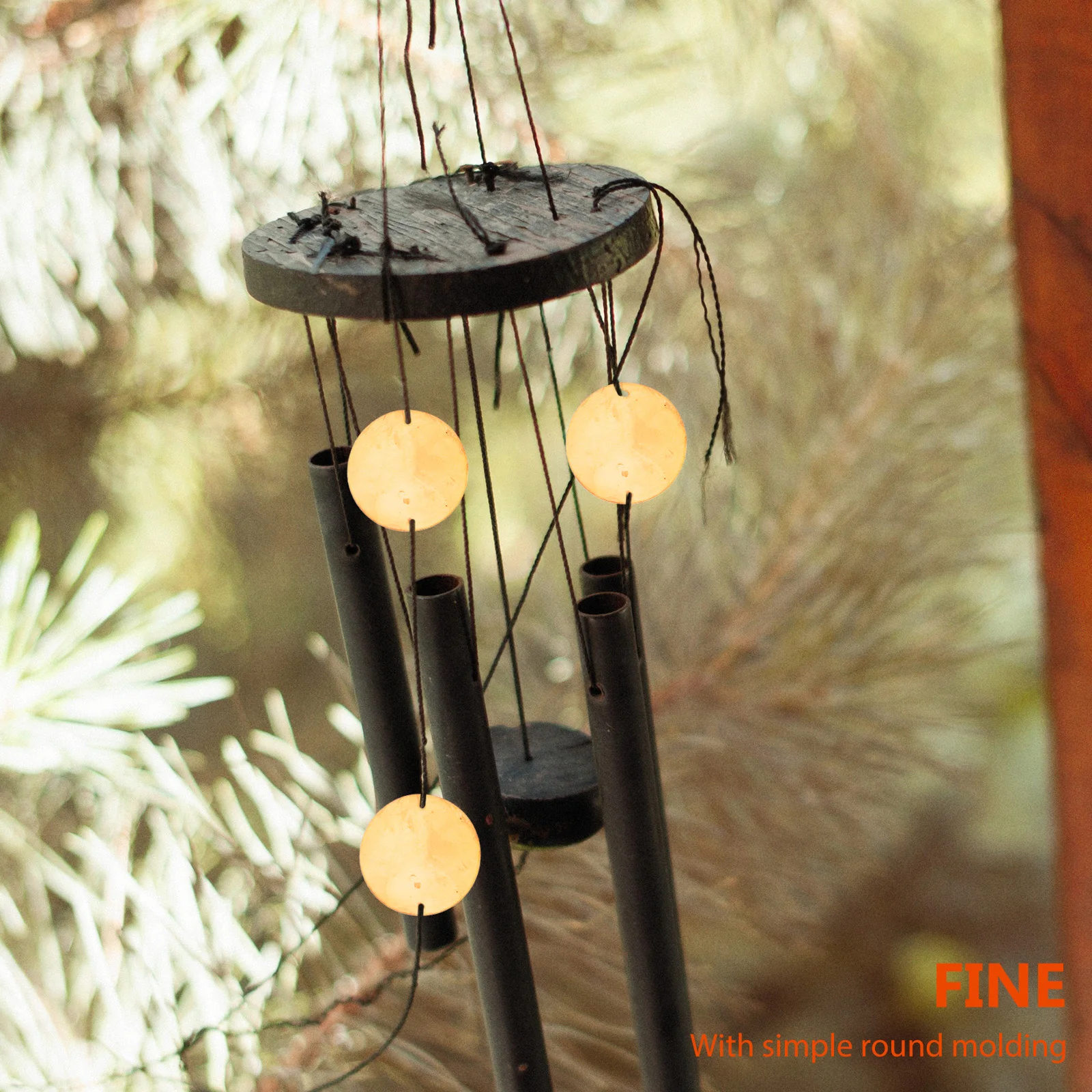 

100 Pcs Slices 5cm Double Holes DIY Craft Accessories Round Shells Pieces Jewelry Making Wind Chime Decorative Shells Smooth