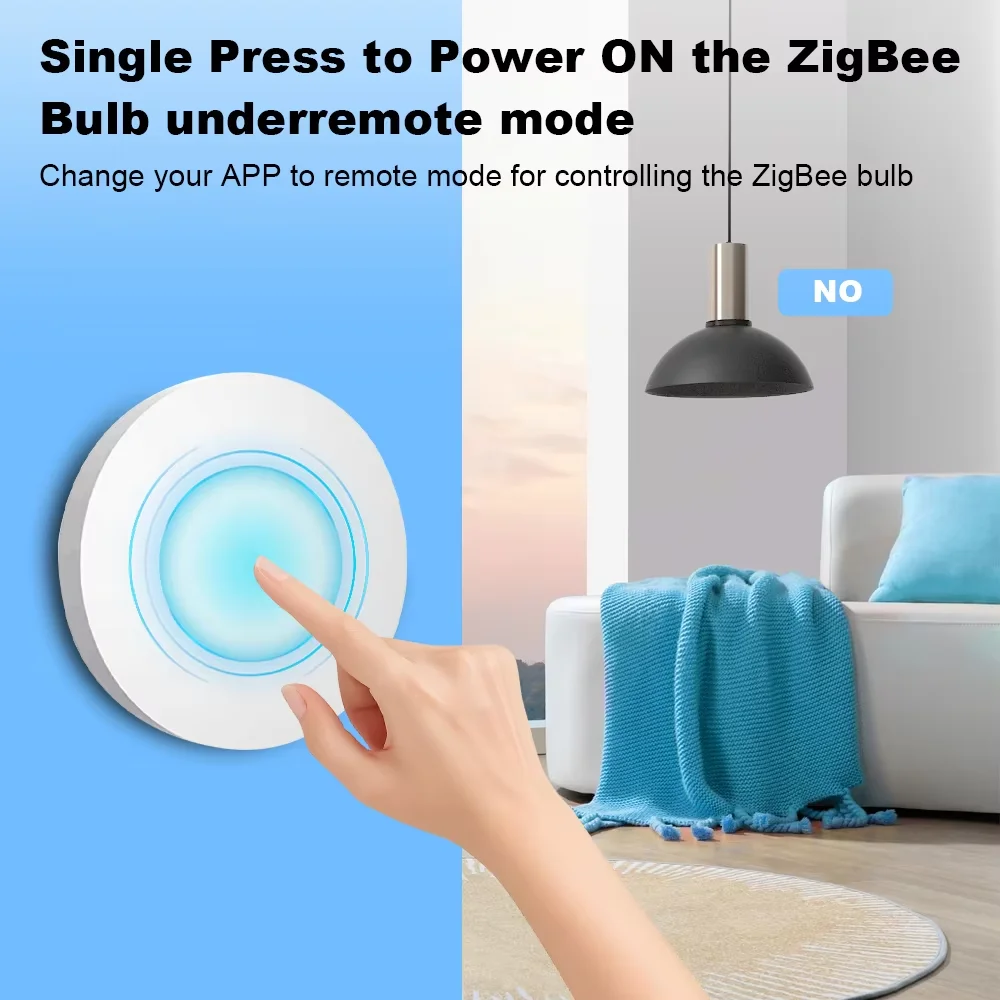EWelink Zigbee Smart Push Button Wireless Switch Include Battery APP Remote Control Automation Scenario Switch Need eWelink hub