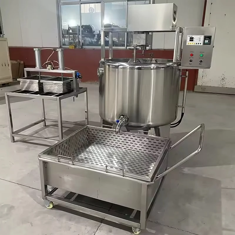 Fully Automatic Mozzarella Cheese Production Line | Industrial Cheese Making Machine with 1000L Processing Vat view 5