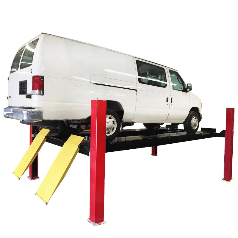 PrimeSelect Factory Direct Sale 000-00 Kg Capacity Four Post Car Parking Lift With CE