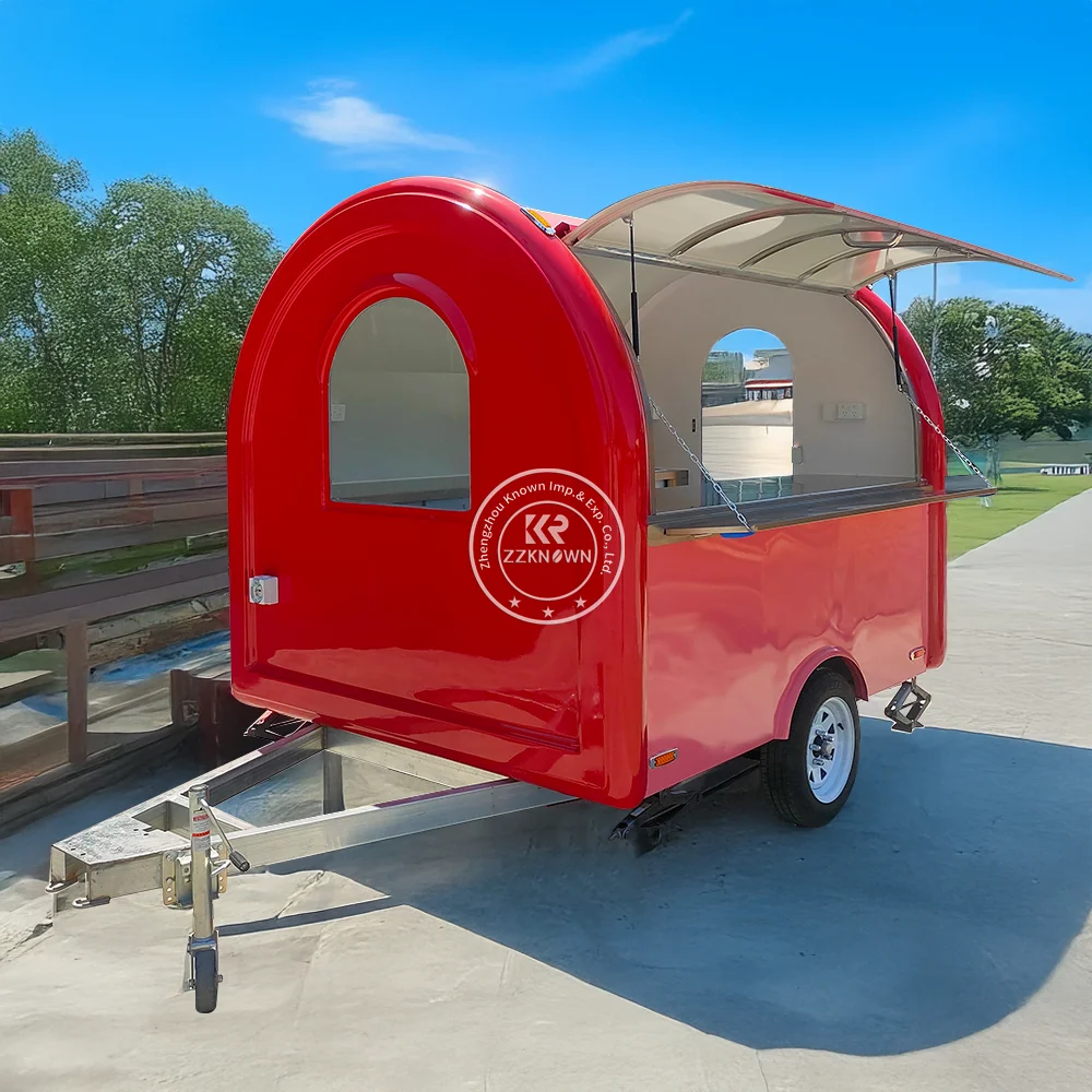 

Прицеп для еды, тележка для мороженого, мобильный прицеп для закусок, полностью оборудованный грузовик для еды с полной кухней