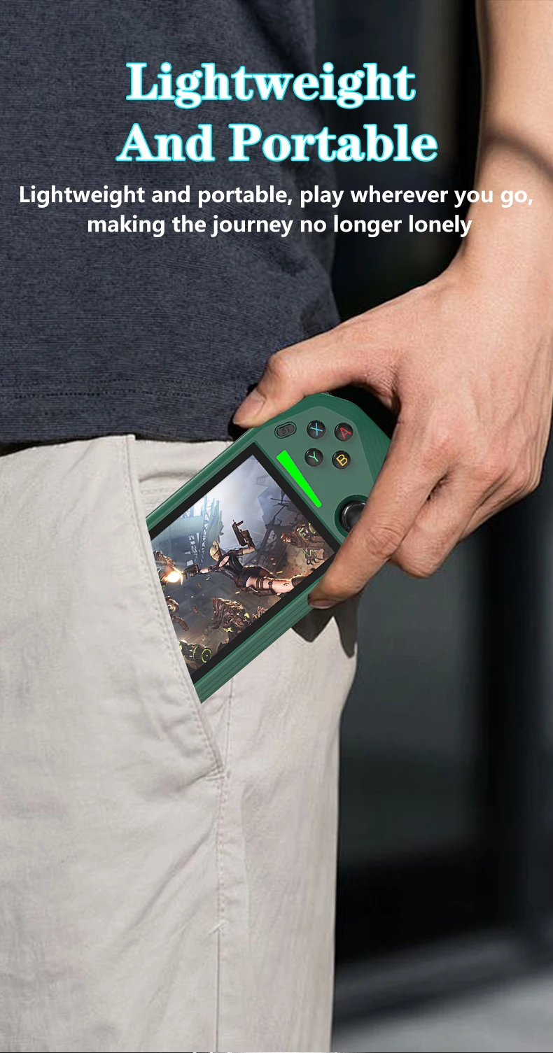 Retro Handheld Game Console Portable Arcade Gaming Player_voghion.com