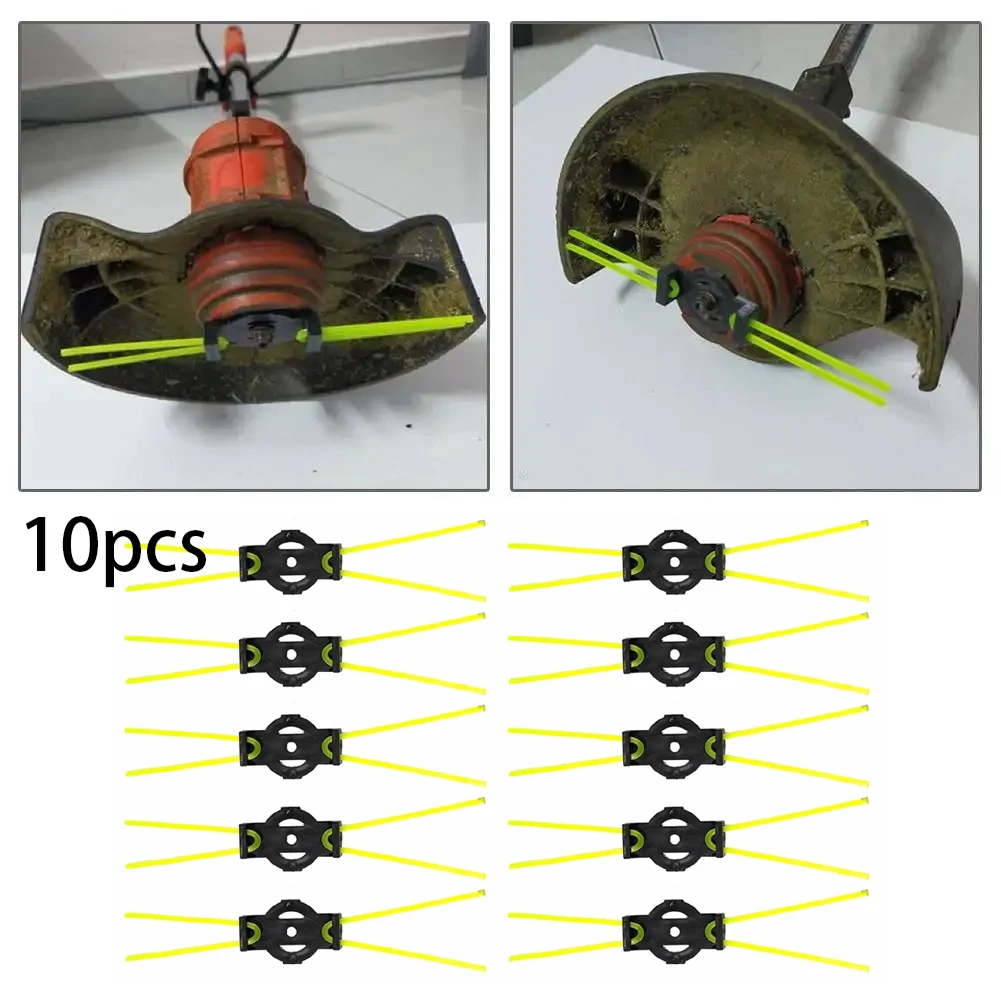 10 قطعة جزازة العشب حبل القش استبدال أجزاء لقادين العشب صيانة منخفضة وكفاءة عالية في البستنة