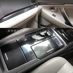 Car-Styling 3D/5D Carbon Fiber Car Interior Center Console Color Change Molding Sticker Decals For Toyota Camry XV40 2006-2011