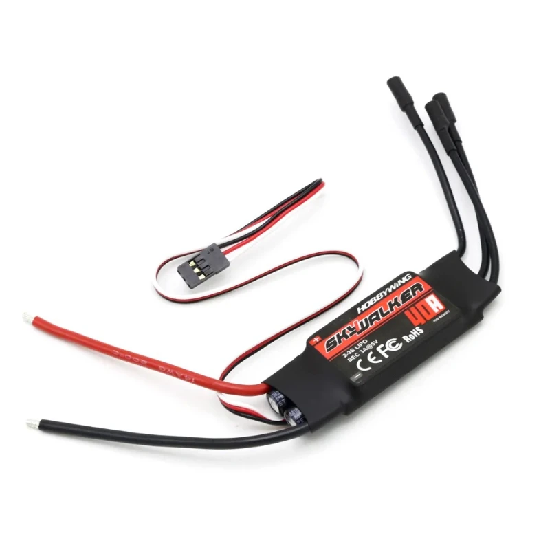 12A/20A/30A/40A/50A/60A/80A طائرة نموذجية فرش الجناح الثابت لبانسون Hobbywing ESC Skywalker RC سيارة طائرات هليكوبتر