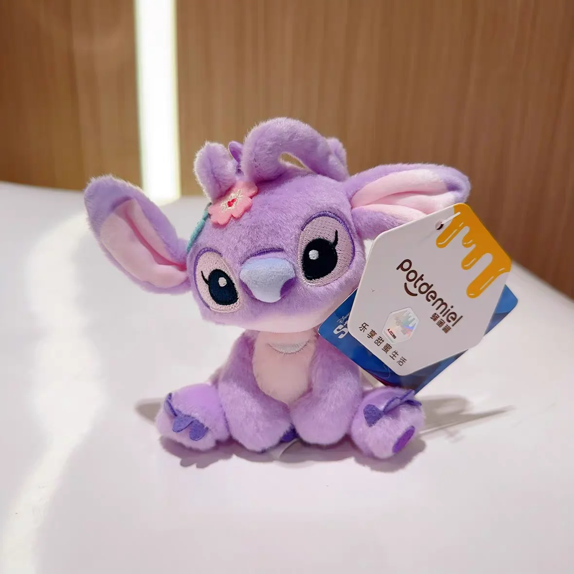 

Hot Kawaii Disney Stitch Angel Plush Stuffed Toys Purple Anime Lilo&Stitch Doll Cute Keychain Pendant Birthday Gift For Kid Girl