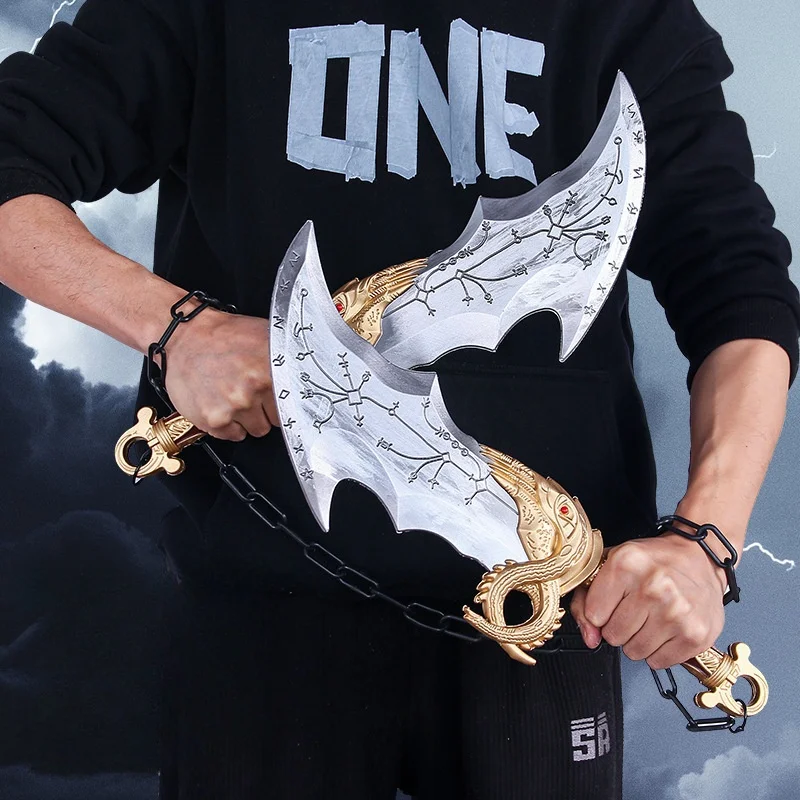 45cm God of War 4 Sword Kratos Cosplay Prop Weapon PU Athena Blade Chaos Sword Real Ghost Leviathan AXE Japanese Katana Toy Gift