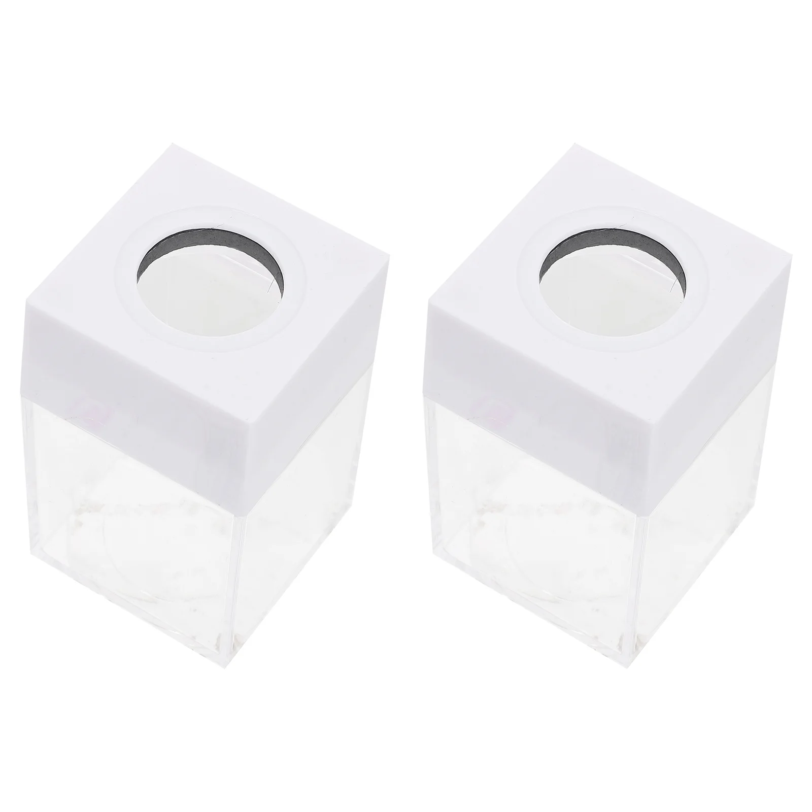 

2pcs Storage Bucket Desktop Organizer For Paper Clips Thumbtacks Pins Screws Desk Organizers
