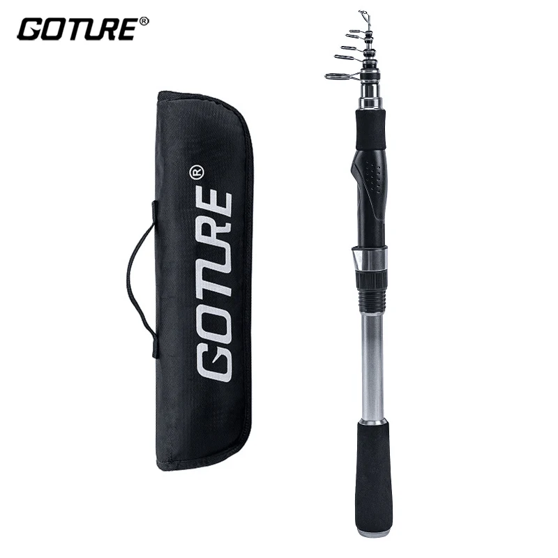 

Goture 2,1 м 2,4 м 2,7 м портативная телескопическая спиннинговая удочка из углеродного волокна удочка снасти морская удочка рыболовные снасти Pesca