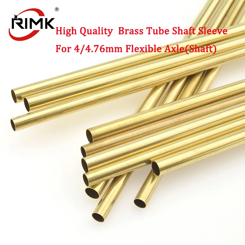 High Quality 4/4.76mm Brass Tube Shaft Sleeve for 4/4.76mm 3/16'' Flexible Shaft Flex Cable Alxe RC Boat 1pc