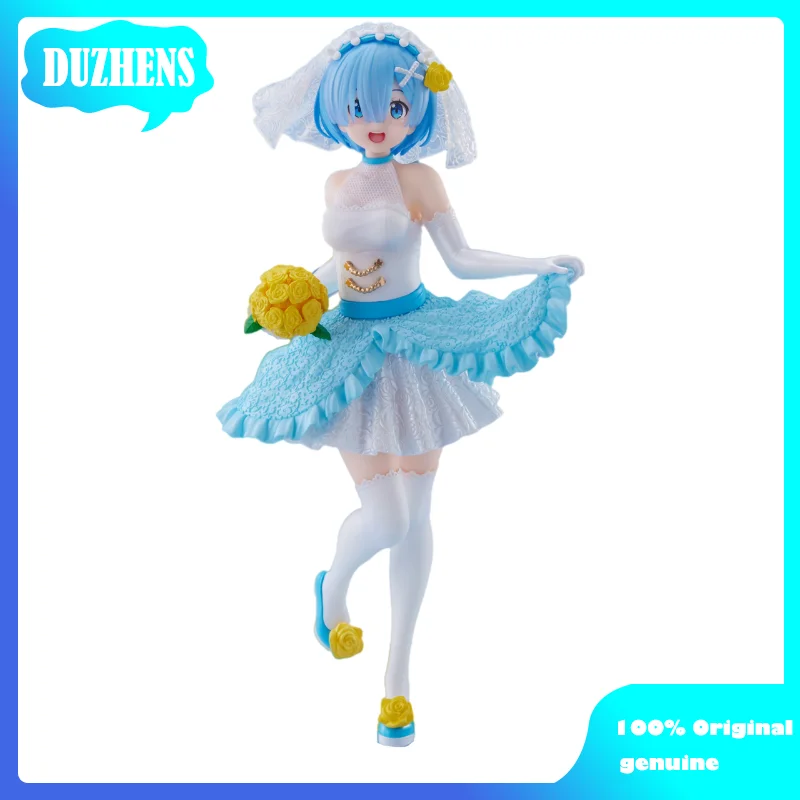 

TAITO Coreful Original:Re:Zero REM Wedding dress VER.18cm PVC Action Figure Anime Figure Model Toys Figure Collection Doll Gift