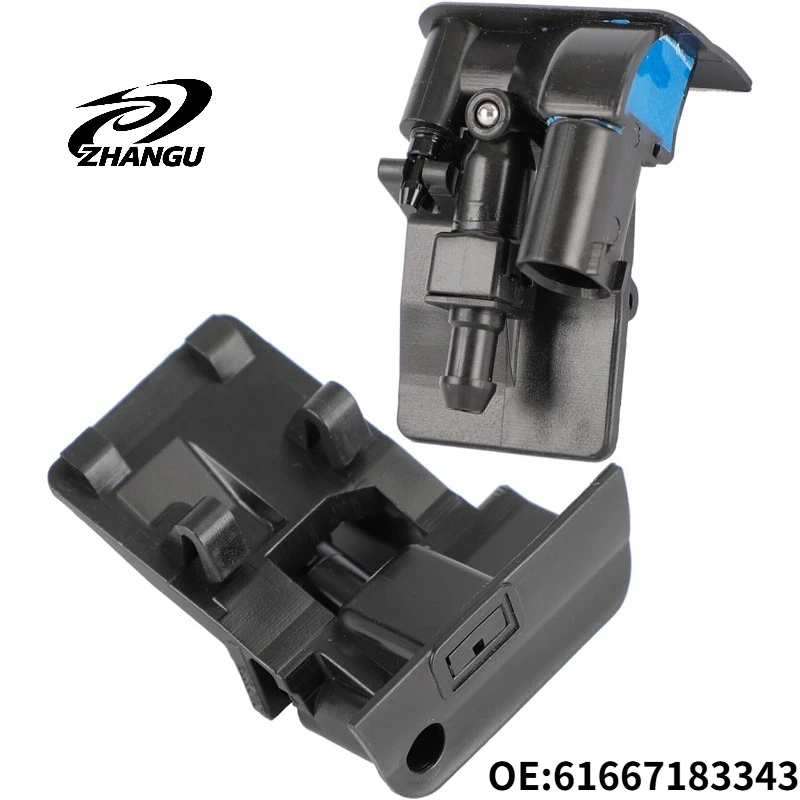 

1pc Automobiles Left Right Windshield Washer Nozzles Windscreen Spray Jet For BMW X1 E84 X6 E71 E72 61667183343 Accessories