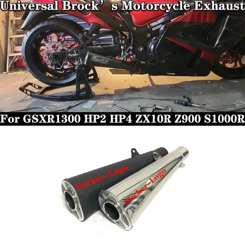 عالمي للدراجات النارية العادم الهروب ، 51 Brocks ، سباق الدراجات النارية لسوزوكي Gsxr1300 GSXr1000 مقهى المتسابق HP2 HP4 Zx14 Zx10r CBR1000