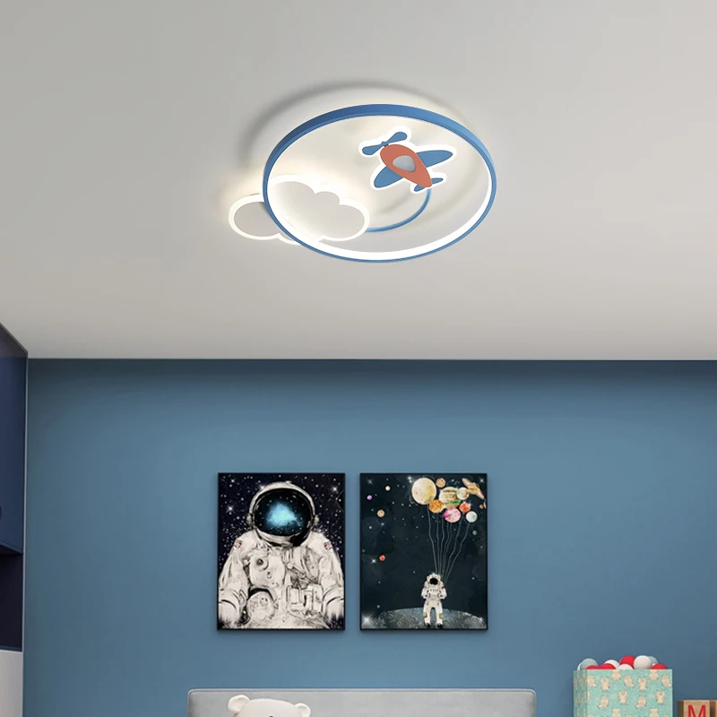 

Children's Room Lamp LED Ceiling Lamp Modern Minimalist Creative Boys and Girls Princess Room Nordic Style Bedroom Lamp