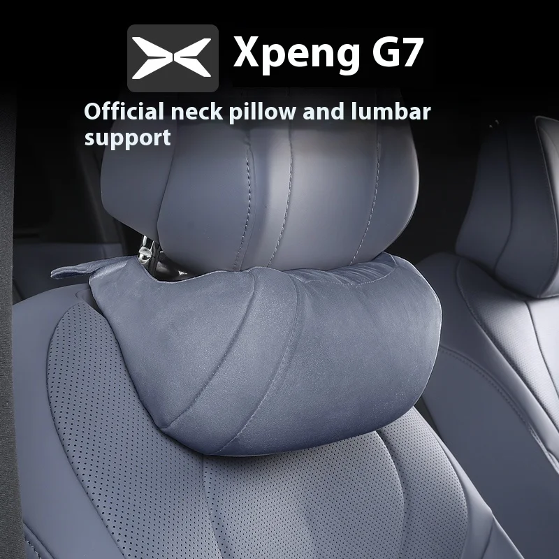 

Для XPeng G6 G7 задний ряд подголовника, модификация поясничной подушки, оригинальная автомобильная цветная подушка для шеи, аксессуары для интерьера