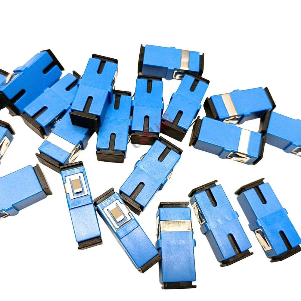 

Оптоволоконный соединитель SC Female to SC Female UPC Simplex Одномодовый оптоволоконный адаптер Сетевой интернет-разъем Без ушей