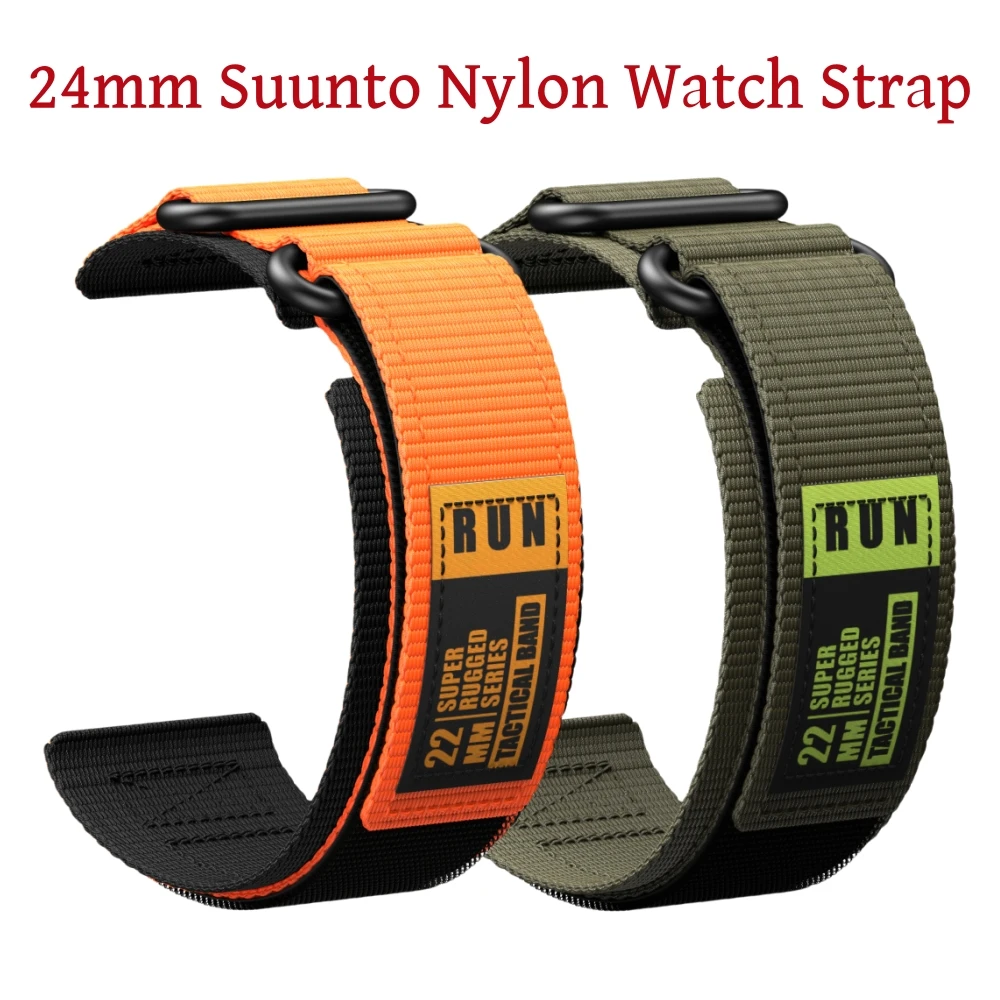 24mm Soft Nylon Suunto Watch Strap For Suunto7/9 Wristband Bracelet Suunto 9 Sport Watch Band Baro D5 Belt