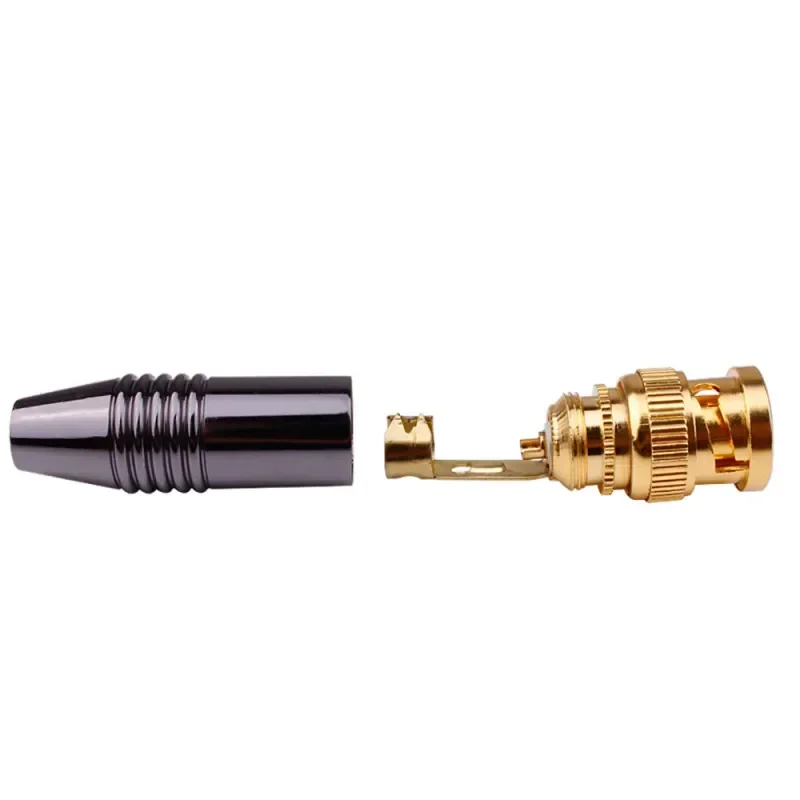 BNC Connector Q9 HD Welding Coaxial Cable Male Plug Audio Connectors For Surveillance Security CCTV Camera Monitor System Coax view 3