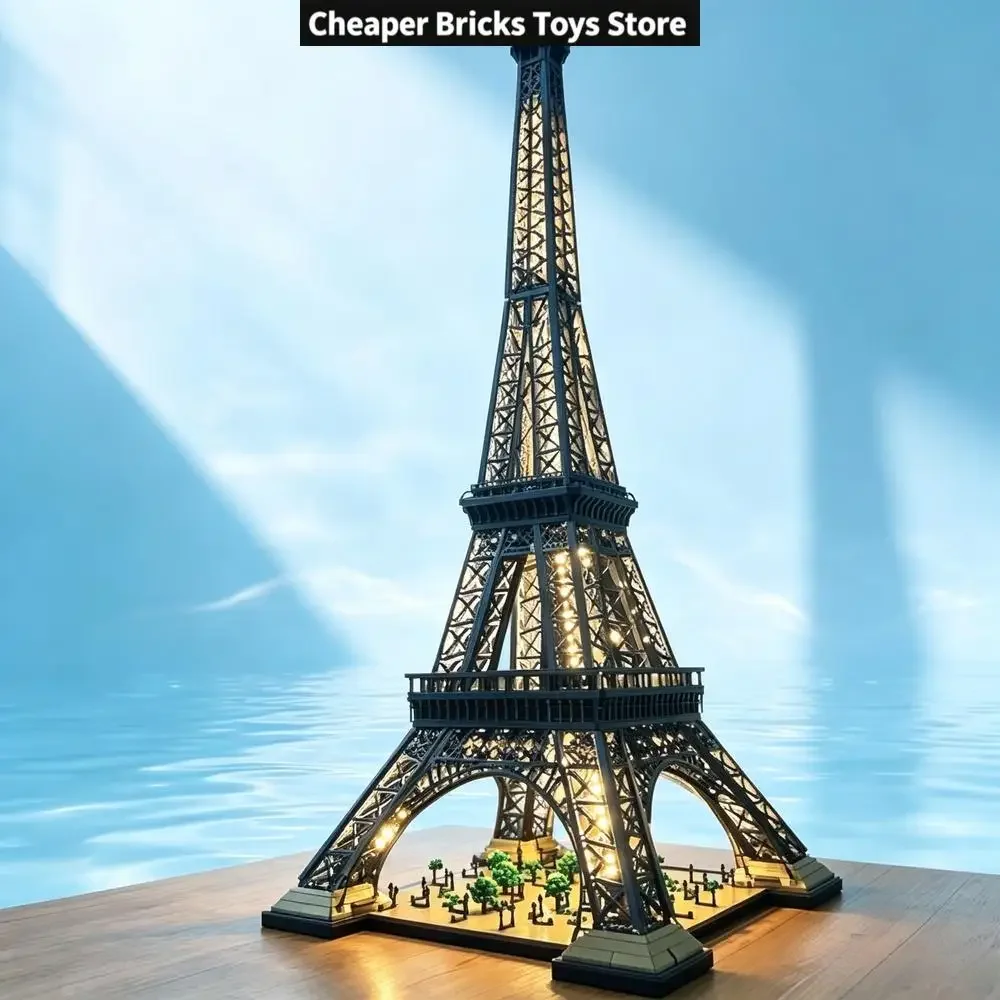 LED Lighting Kit for10307 Eiffel Tower Construction Model – Wireless Remote Edition (Bricks Not Included,Only the Light)