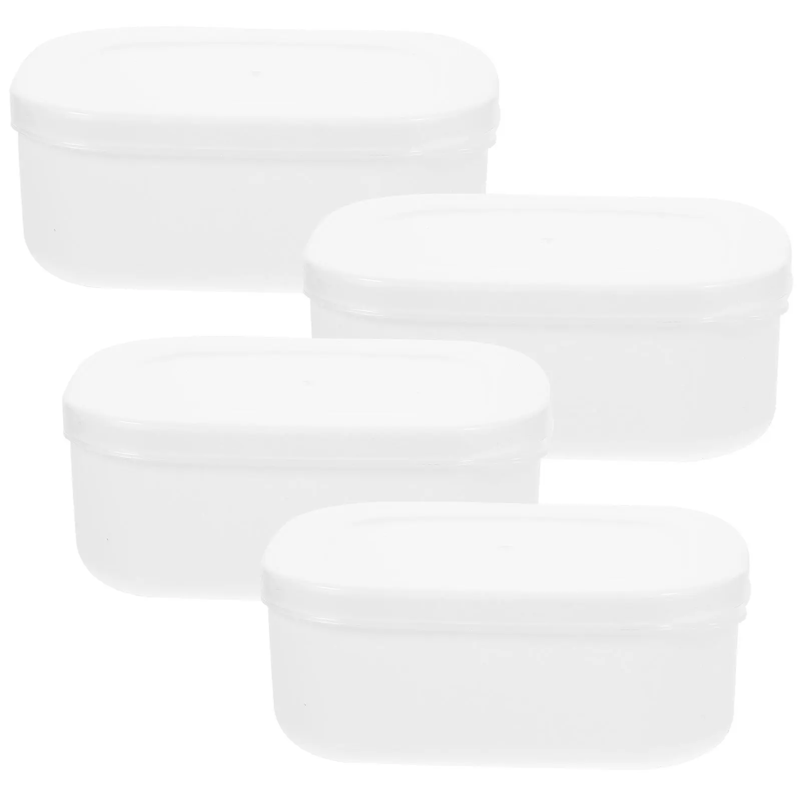 

4Pcs Practical Freezer Storage Boxes Bento Containers Food Accessories for Fresh Preservation Bento Box