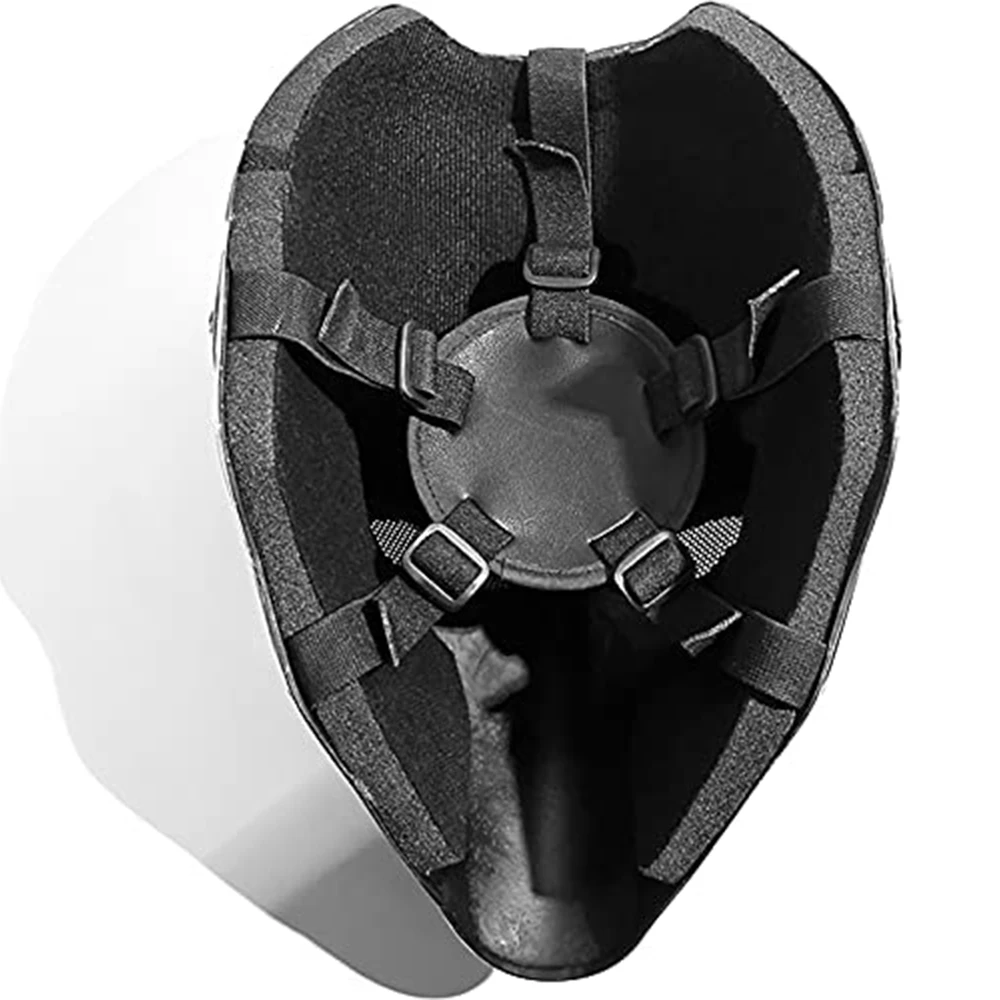 Máscara táctica de fibra de carbono de cara completa Máscaras de calavera Para fiestas de Halloween con tiro con airsoft y paintball Accesorios para cosplay Casco protector para la cara