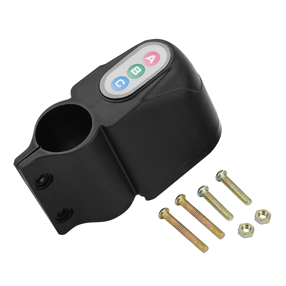 

High Sensitivity 4-Digit Password Bicycle Alarm Security Steal safety Lock Motorbike Burglar Alarm Siren Durable Loud for Bike