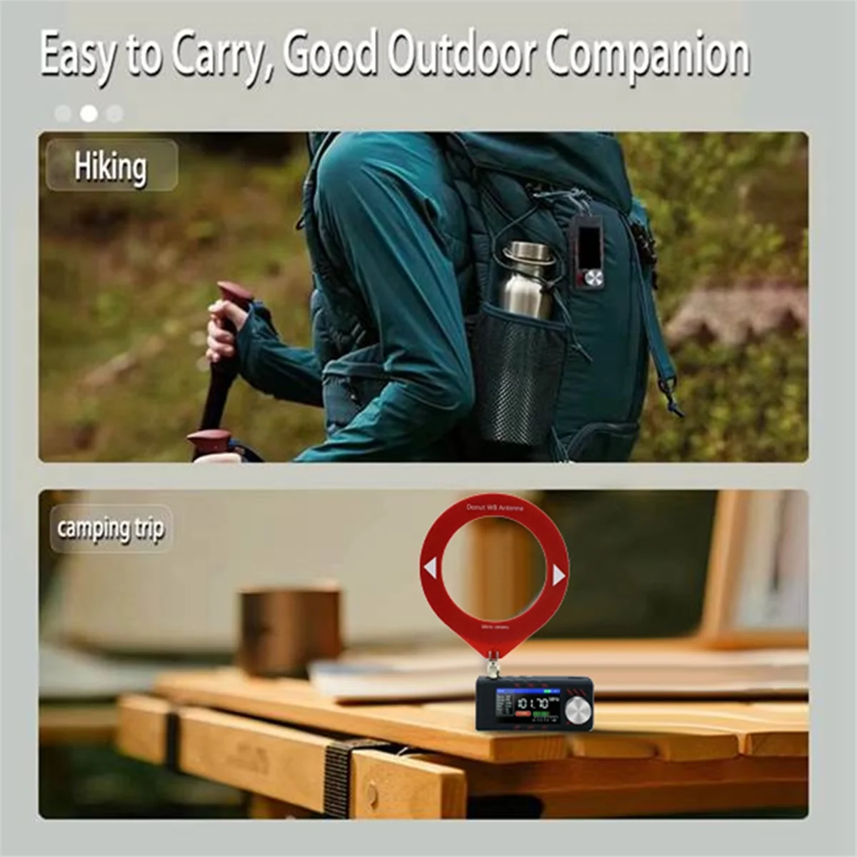 Abnj si4732 rádio de banda completa ats mini pro 0.5-108mhz lsb usb am fm fm/am ESP-32-S3 rádio hf sw mw vhf rádio com antena