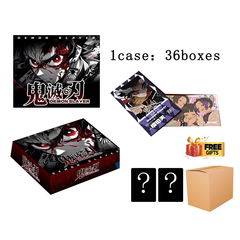 

Коллекционные карты Demon Slayer 70x120 мм, официальные аниме-коллекционные игры TCG, подарки для детей