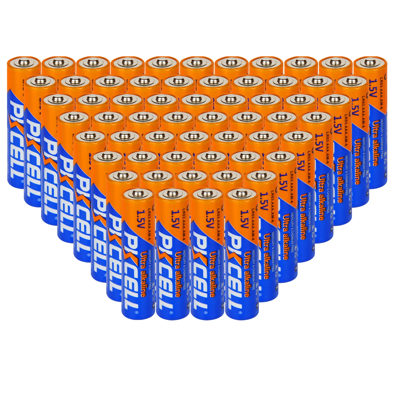 

80 шт. PKCELL AAA батарея LR03 1,5 В щелочная батарея 3A AM4 E92 AM4 AAA одноразовые батареи для игрушечного фонарика с дистанционным управлением