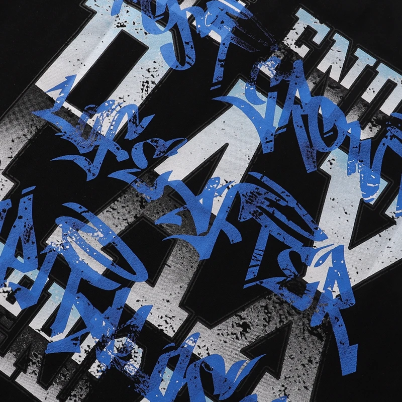 Herren Oversize T-Shirt Lustige Kleidung Strass Jesus-Weinen Grafik-Tee Streetwear Hip Hop Y2K Lässiges Kurzarm-Oberteil aus Baumwolle – Detail 15
