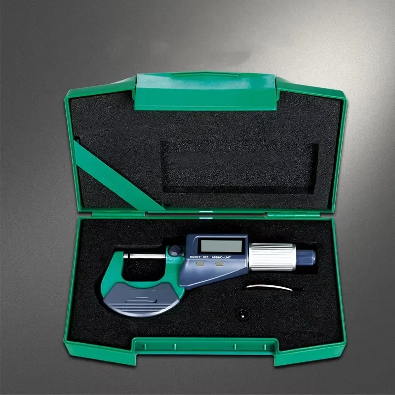 CHINA Factory Manufacture Digital Micrometer Stainless Steel High Precision 0.001mm Resolution 0.004mm Accuracy