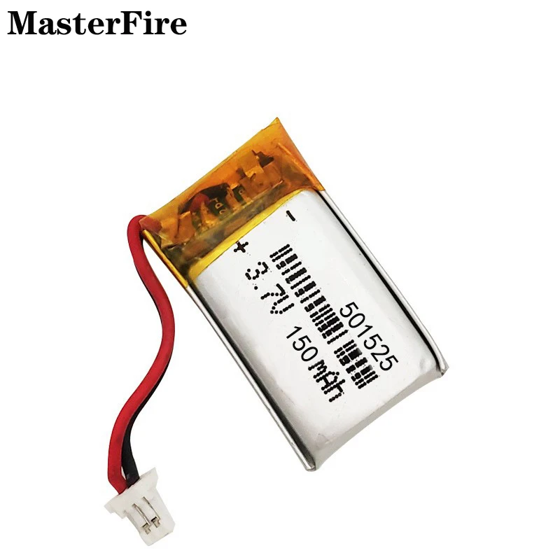 

3.7V 150mah Rechargeable Lithium Polymer Battery 501525 for Bluetooth Earphone Electronic Lighter Portable Printer Batteries