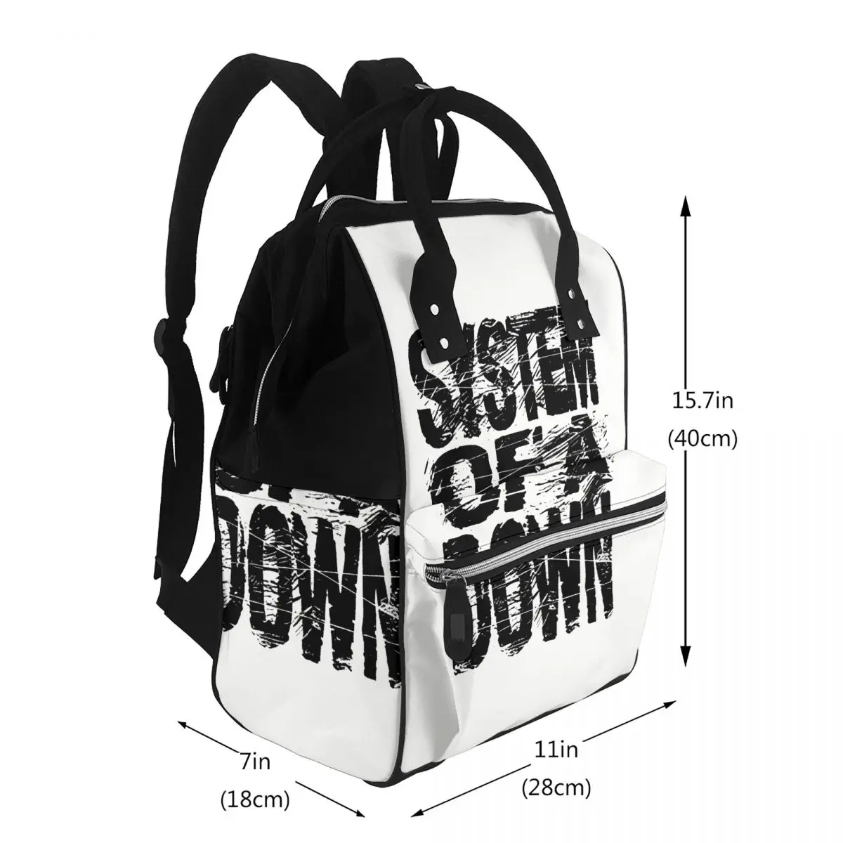 Rock Band System Of A Down Student Backpack School Bag Hiking Travel Daypack for Men Women Bookbag Shoulder Bags