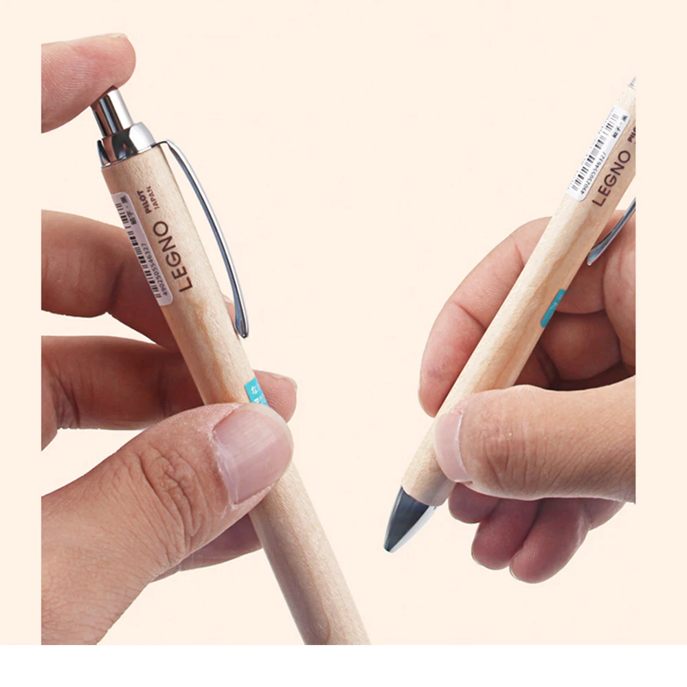 1pcs Japanese PILOT LEGNO 0.7mm Wooden Ball Pen Warm North American Hard Maple Wooden Pole BLE-1SK Stationery