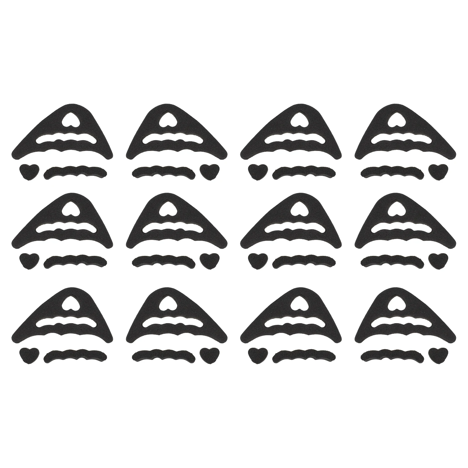 

6 Pcs High Heel Toe Filler Sponge Inserts Lightweight Ergonomic Strong Elasticity Flexibility Anti Slip Massage Reduce Pressure