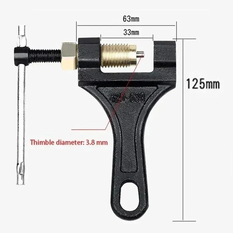 Motor Chain Breaker Riveting Tool 420-530 Motorcycle Parts Repair Tool Motorcycle Chain Breaker Chain Link Removal Separato New