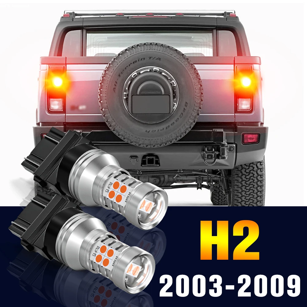 

2pcs LED Brake Light Bulb Lamp For Hummer H2 2003-2009 2004 2005 2006 2007 2008 Accessories