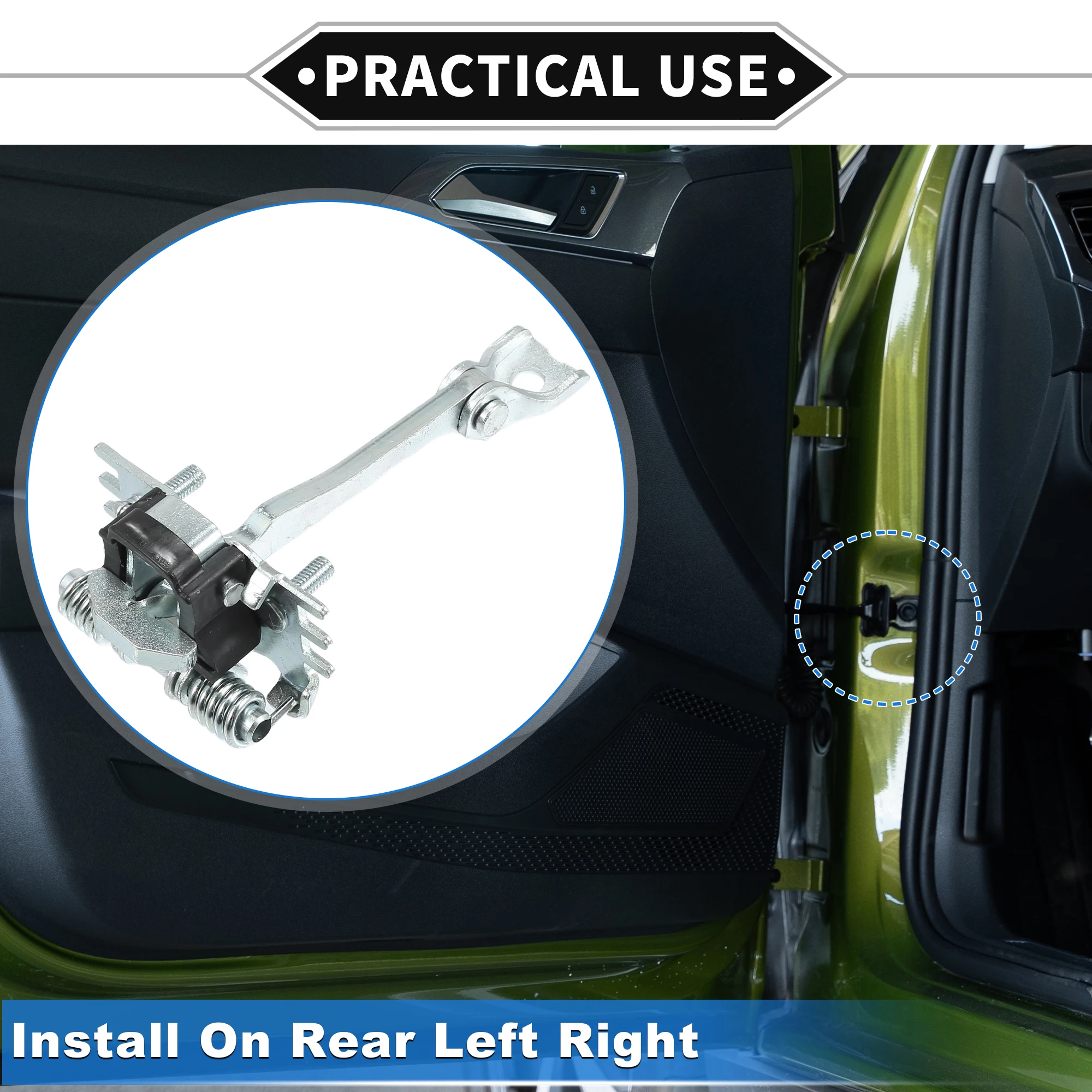 UXCELL ограничитель ремня для проверки двери, совместимый для Citroen C3 II 2009-2016, задний левый и правый дверной обратный кронштейн, стопор UXCELL ограничитель ремня для проверки двери, совместимый для Citroen C3 II 2009-2016, задний левый и правый дверной обратный кронштейн, стопор