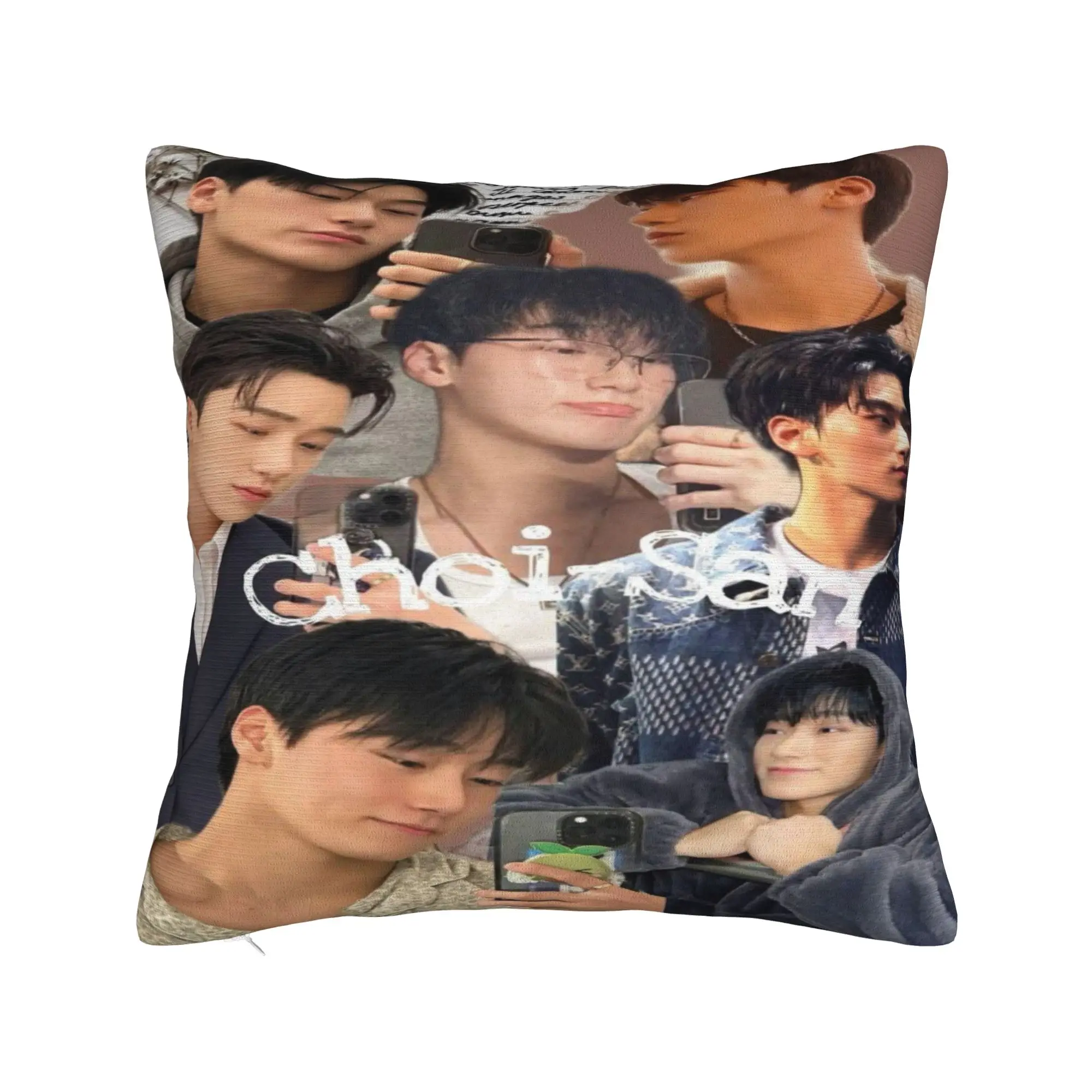 choi san bad ateezs Pillowcases Stuff Soft Cushion Cover  Pillow Covers Seater Decorations Square Multiple Sizes