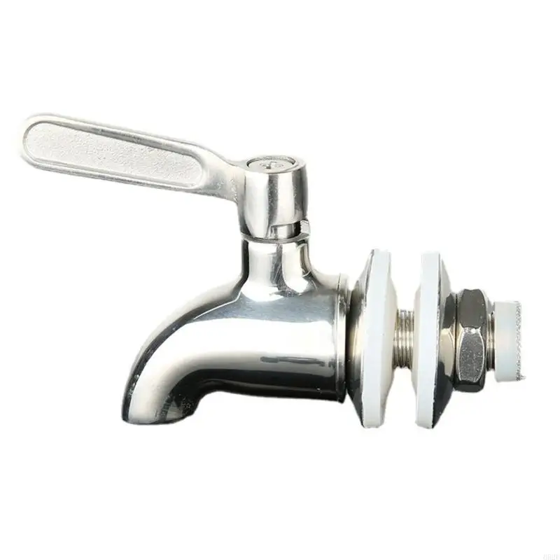 

652F Beverage Dispenser Replacement Spigot Stainless Steel 16mm Opening Coffee Drink Faucet For Party Kitchen Home Use Tool