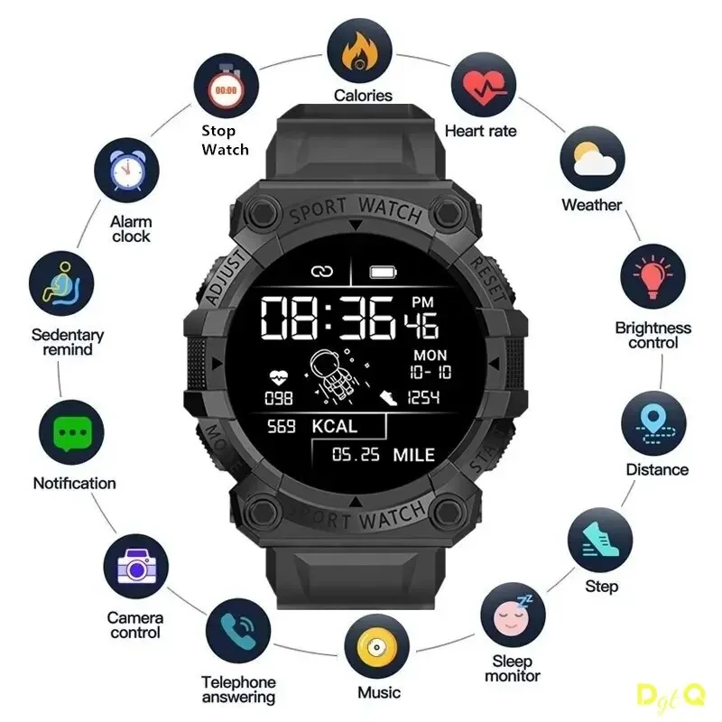 

B33 Smart Watch Health Heart Rate Bluetooth Connection Pedometer Music Weather Outdoor Fitness Tracker Smart Sports Bracelet