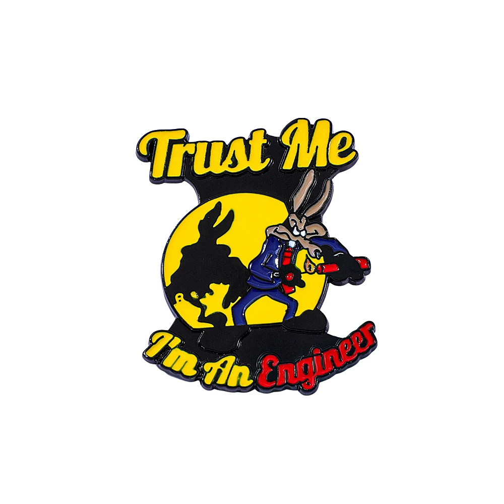 1 قطعة بروش الكرتون أنيمي ذئب الإبداع المينا دبوس ظهره الملابس والمجوهرات شارة معدنية اكسسوارات الديكور هدية