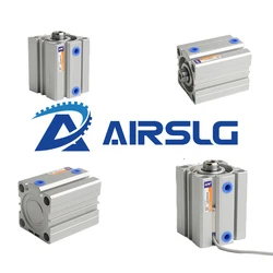 Airtac Type Small pneumatic thin cylinder ACQ Series ACQ12 16 20 25 32 40 50 63 80-5 10 15 20 25 30 35 40 50 60 70 75 100 150