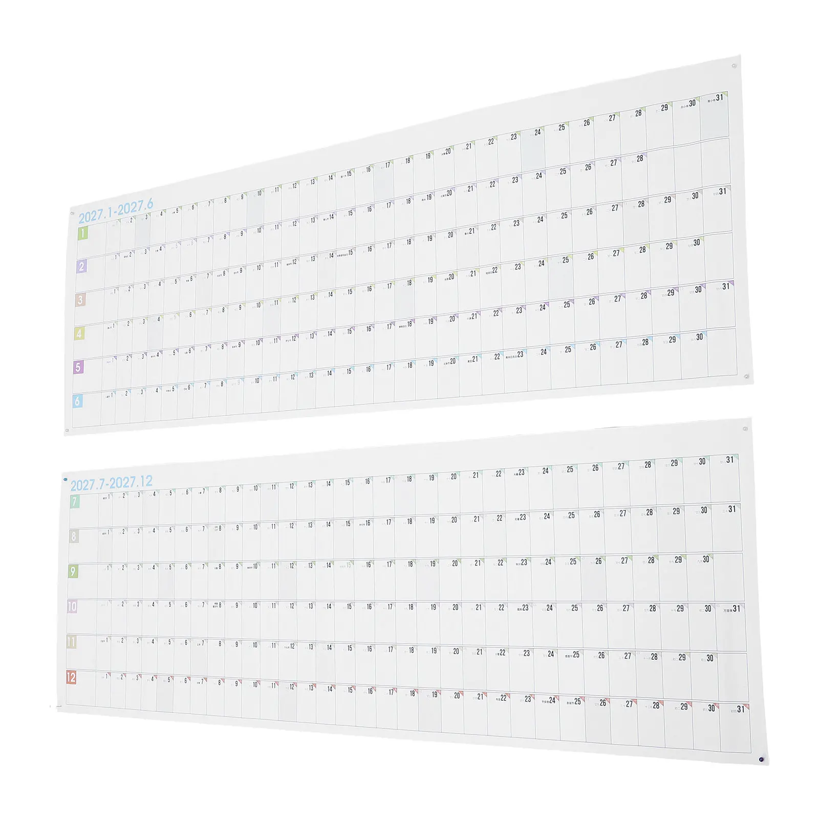 1-conjunto-de-calendario-de-parede-anual-2027-planner-de-parede-grande-e-personalizavel-calendario-anual-colorido-com-adesivos-para-planejamento-e-rastreamento-de-habitos