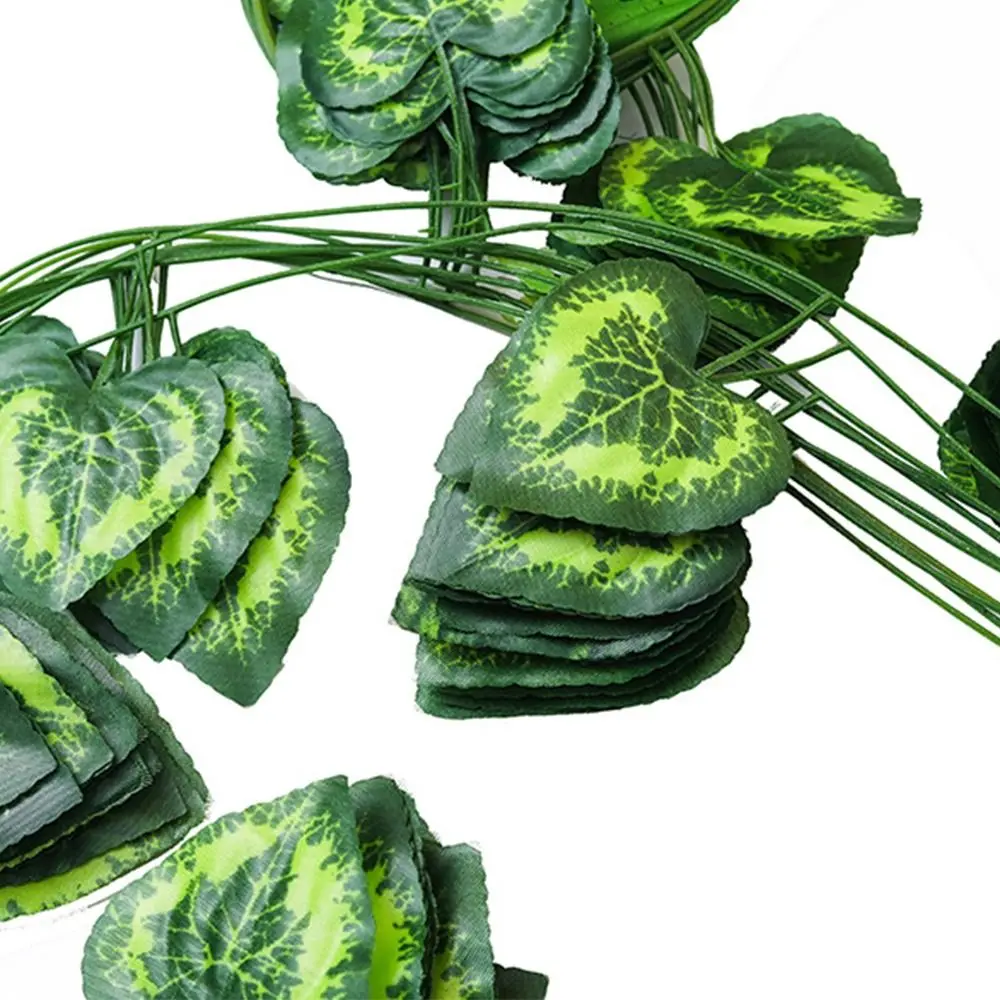 12 قطعة من أوراق الشجر الاصطناعية المقلدة على شكل أوراق شجر ديكور من البلاستيك DIY نباتات معلقة مصنوعة يدويًا ومرنة #2